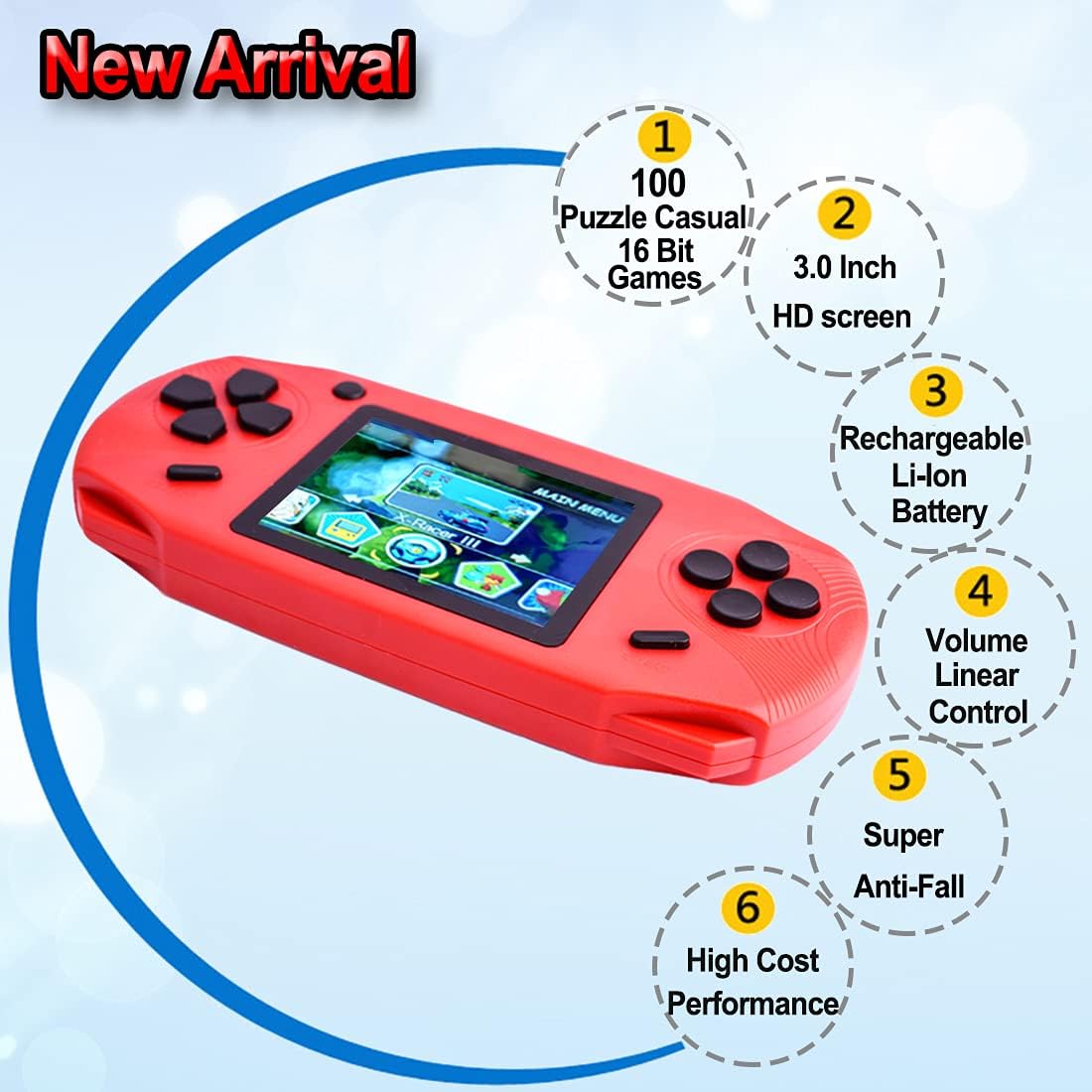 Bornkid 16 Bit Handheld Game Console Review