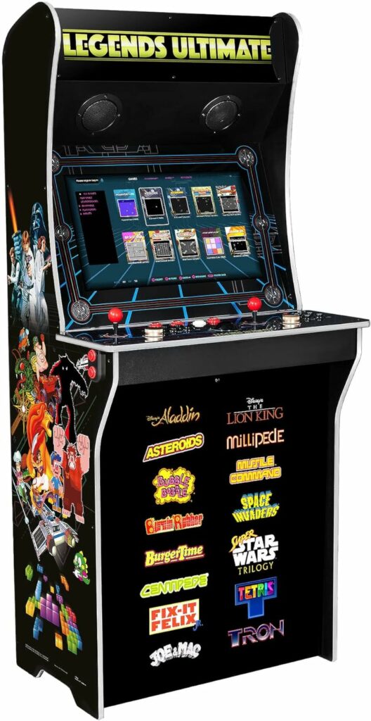 At Games Legends Ultimate 300 Game Arcade Machine, Full Size Retro Gaming, 24 Monitor, Wifi/HDMI/USB