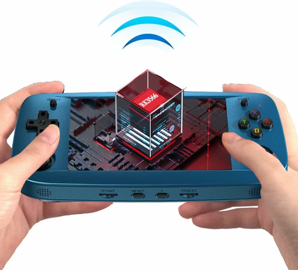 Haitee Handheld Game Console, Handheld Game Console Emulator Console, Portable Video Game Console, Multifunctional Consoles with USB Fast Charging Accessories for Parties