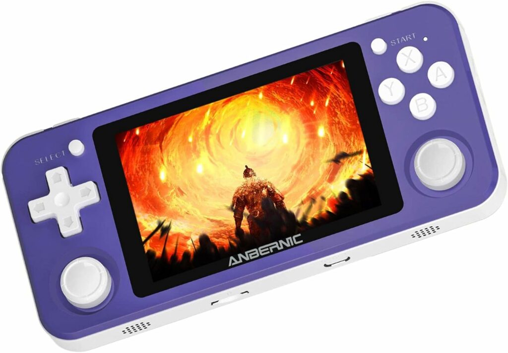 N/A/A Handheld Game Console, RK3326 Open Source Game Console, 3.5 Inch Game Device, Integrated Emulator Console with 2500 Games, 3500 mAh Lithium Battery