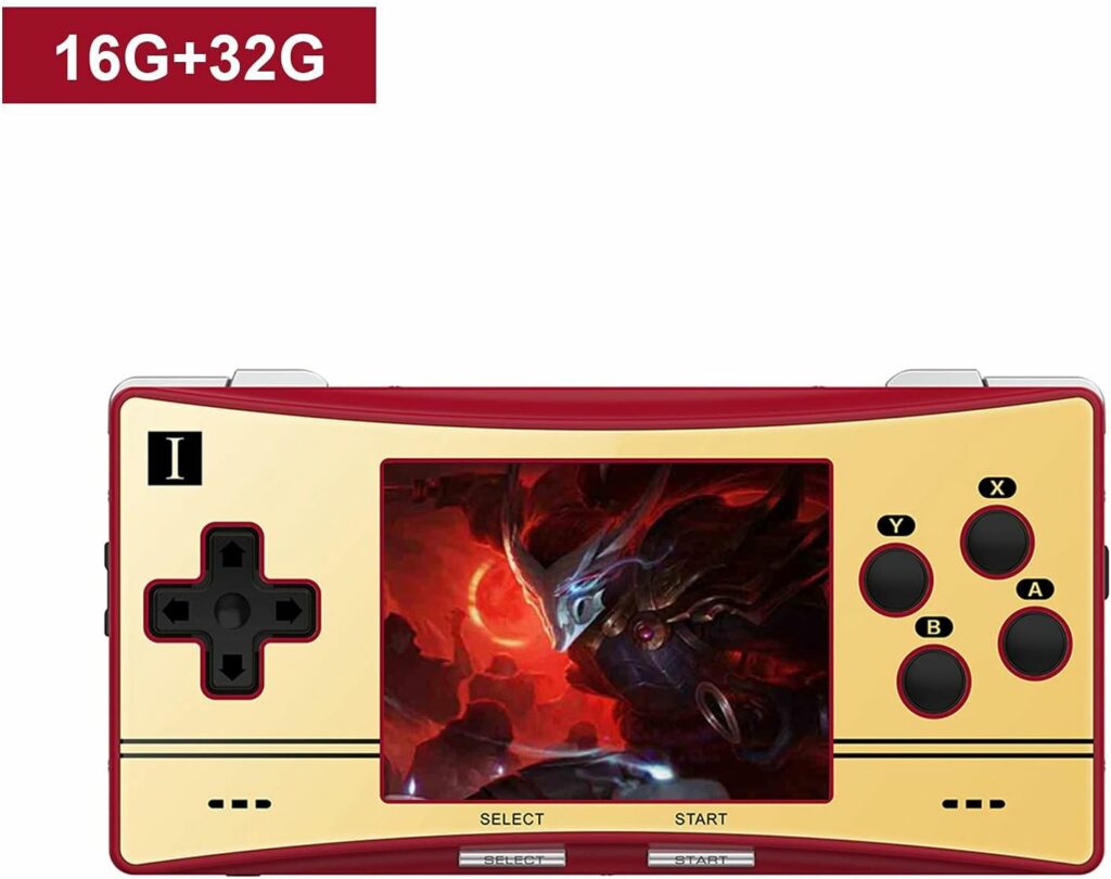 ZQYX RG300X Handheld Game Console, 3.0 Inch IPS Screen Retro Console, 500mAh Large Capacity Lithium Battery, Support More Than 20 Kin Of Emulators, PS1, N64, DC, FBA, MD, GB 